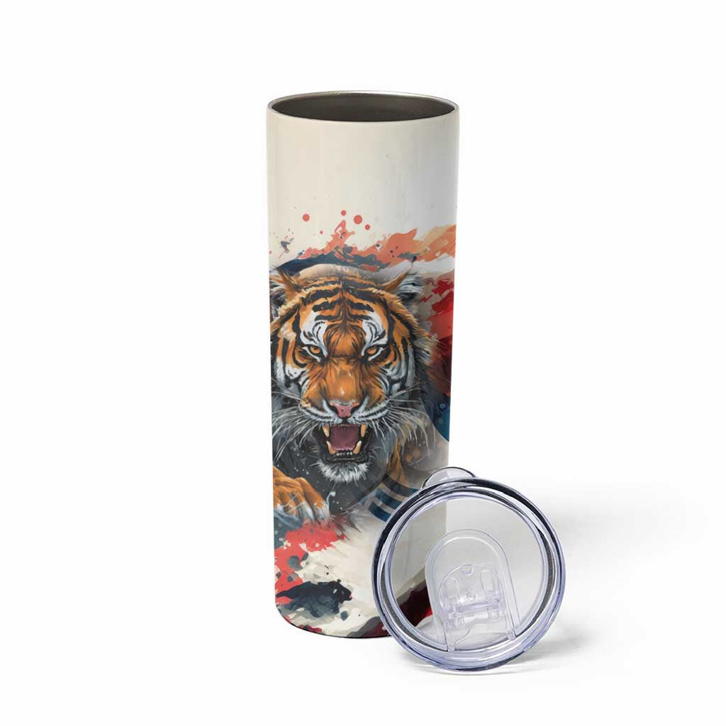 South Korea Football Champions Skinny Tumbler Tigers of Asia