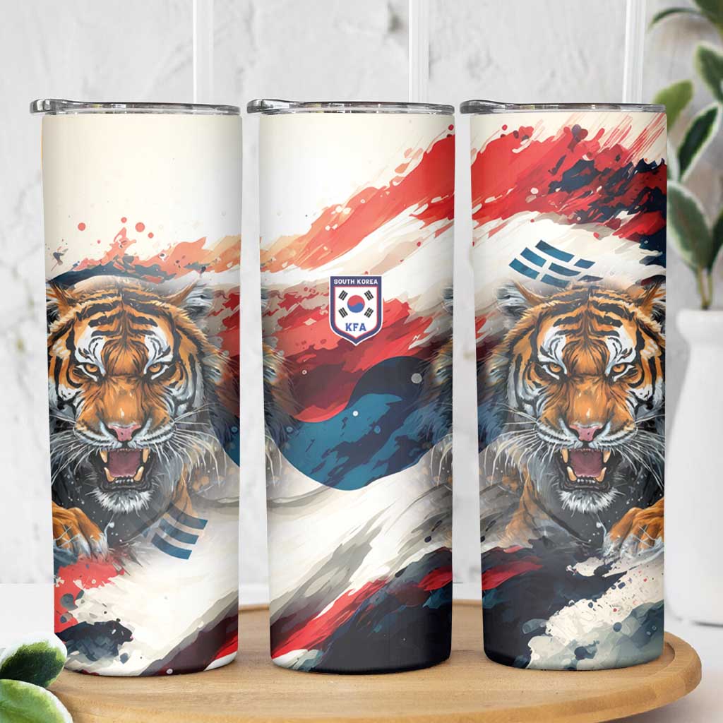 South Korea Football Champions Skinny Tumbler Tigers of Asia