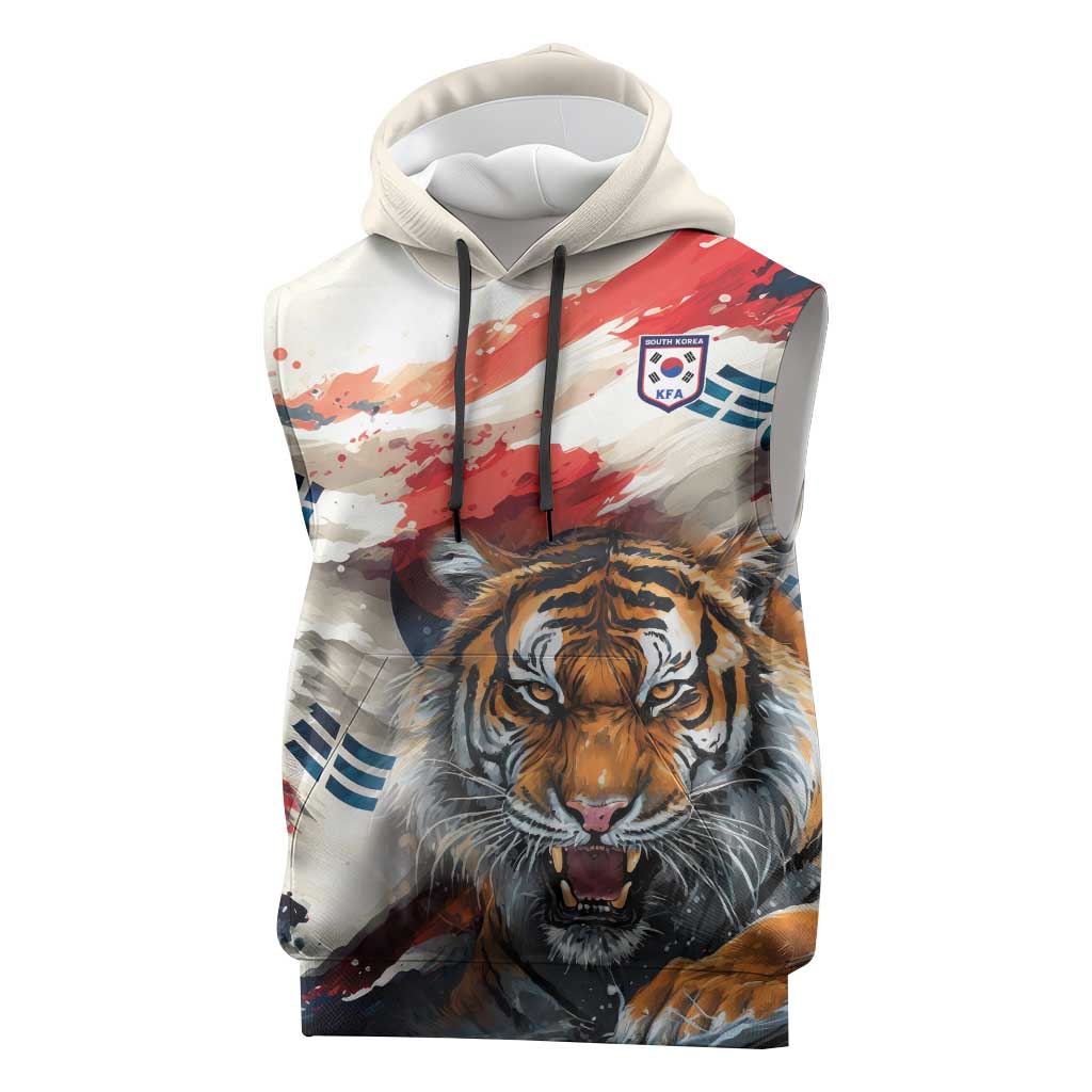 South Korea Football Champions Sleeveless Hoodie Tigers of Asia