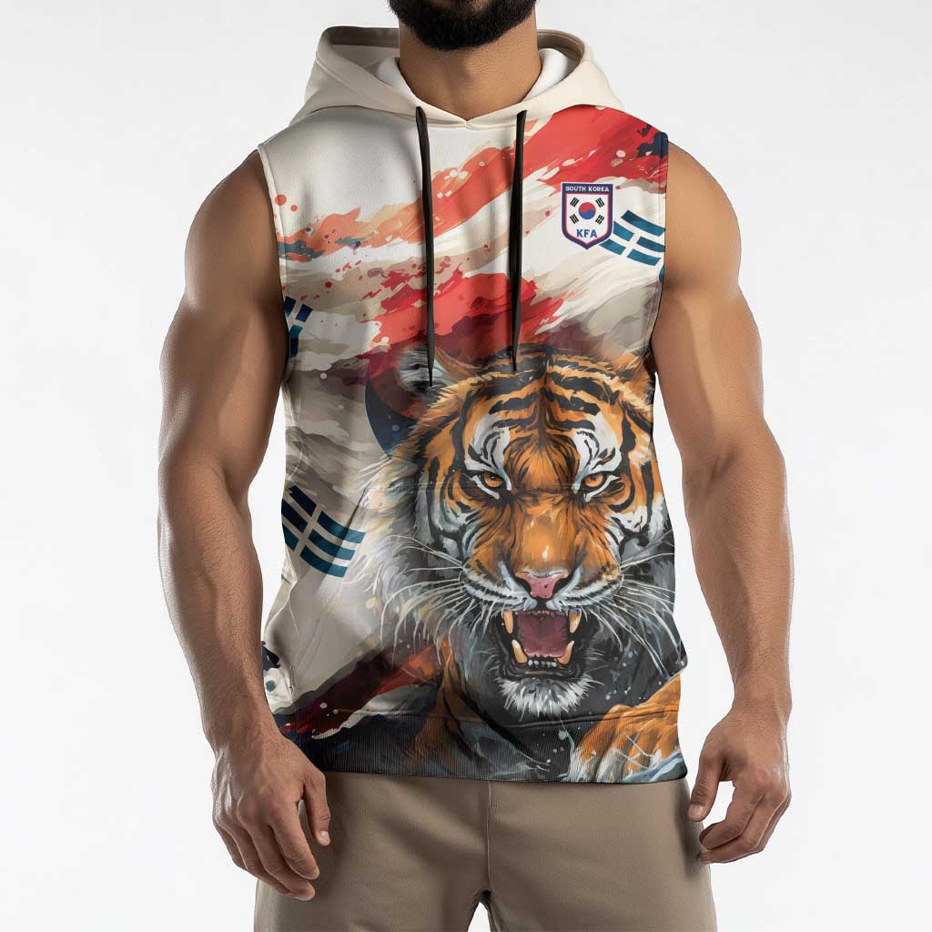 South Korea Football Champions Sleeveless Hoodie Tigers of Asia