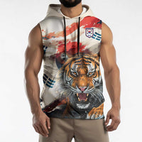 South Korea Football Champions Sleeveless Hoodie Tigers of Asia