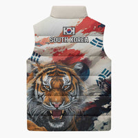 South Korea Football Champions Sleeveless Puffer Jacket Tigers of Asia