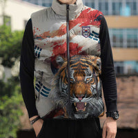 South Korea Football Champions Sleeveless Puffer Jacket Tigers of Asia