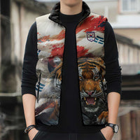 South Korea Football Champions Sleeveless Puffer Jacket Tigers of Asia