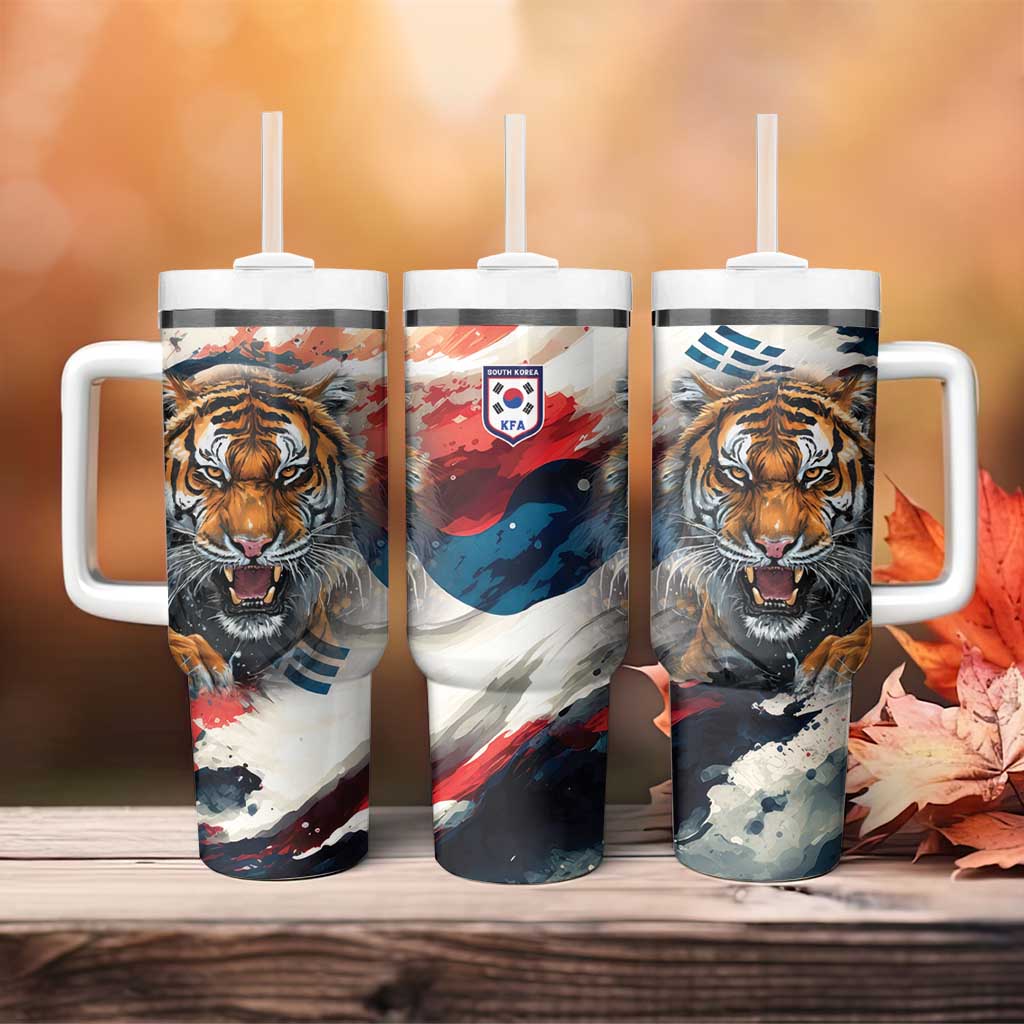 South Korea Football Champions Tumbler With Handle Tigers of Asia