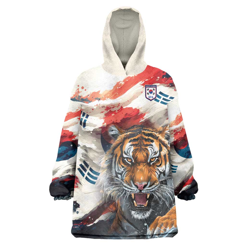 South Korea Football Champions Wearable Blanket Hoodie Tigers of Asia