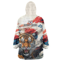 South Korea Football Champions Wearable Blanket Hoodie Tigers of Asia