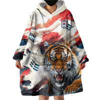 South Korea Football Champions Wearable Blanket Hoodie Tigers of Asia