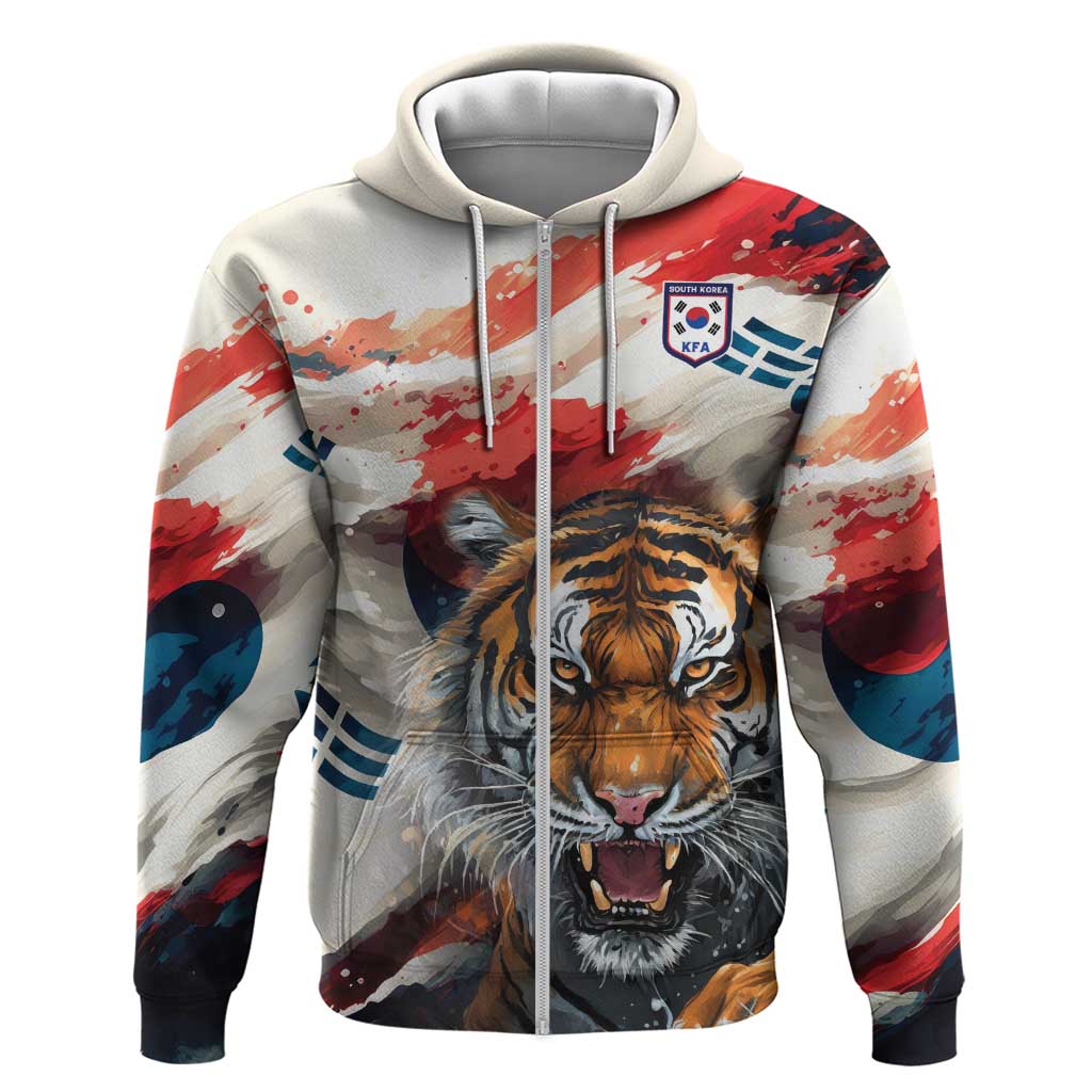 South Korea Football Champions Zip Hoodie Tigers of Asia