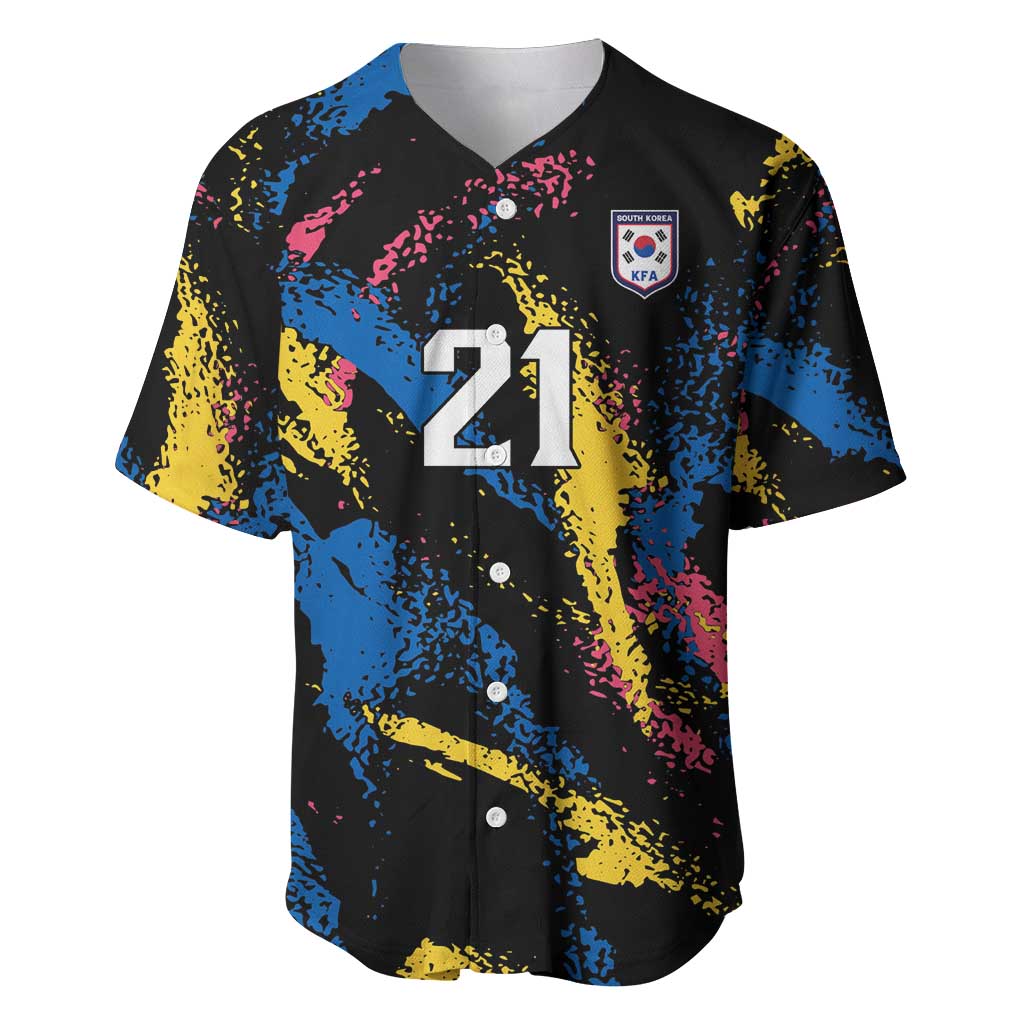 Custom Football South Korea WC26 Baseball Jersey Taegeuk Warriors Retro 2022