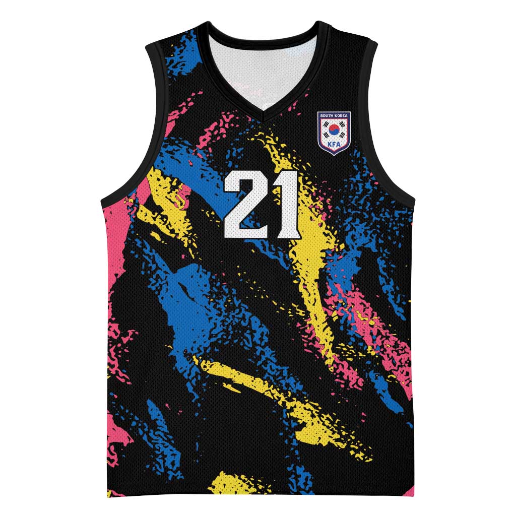 Custom Football South Korea WC26 Basketball Jersey Taegeuk Warriors Retro 2022