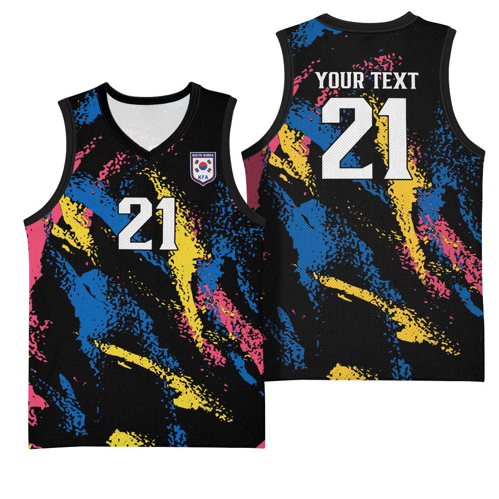 Custom Football South Korea WC26 Basketball Jersey Taegeuk Warriors Retro 2022
