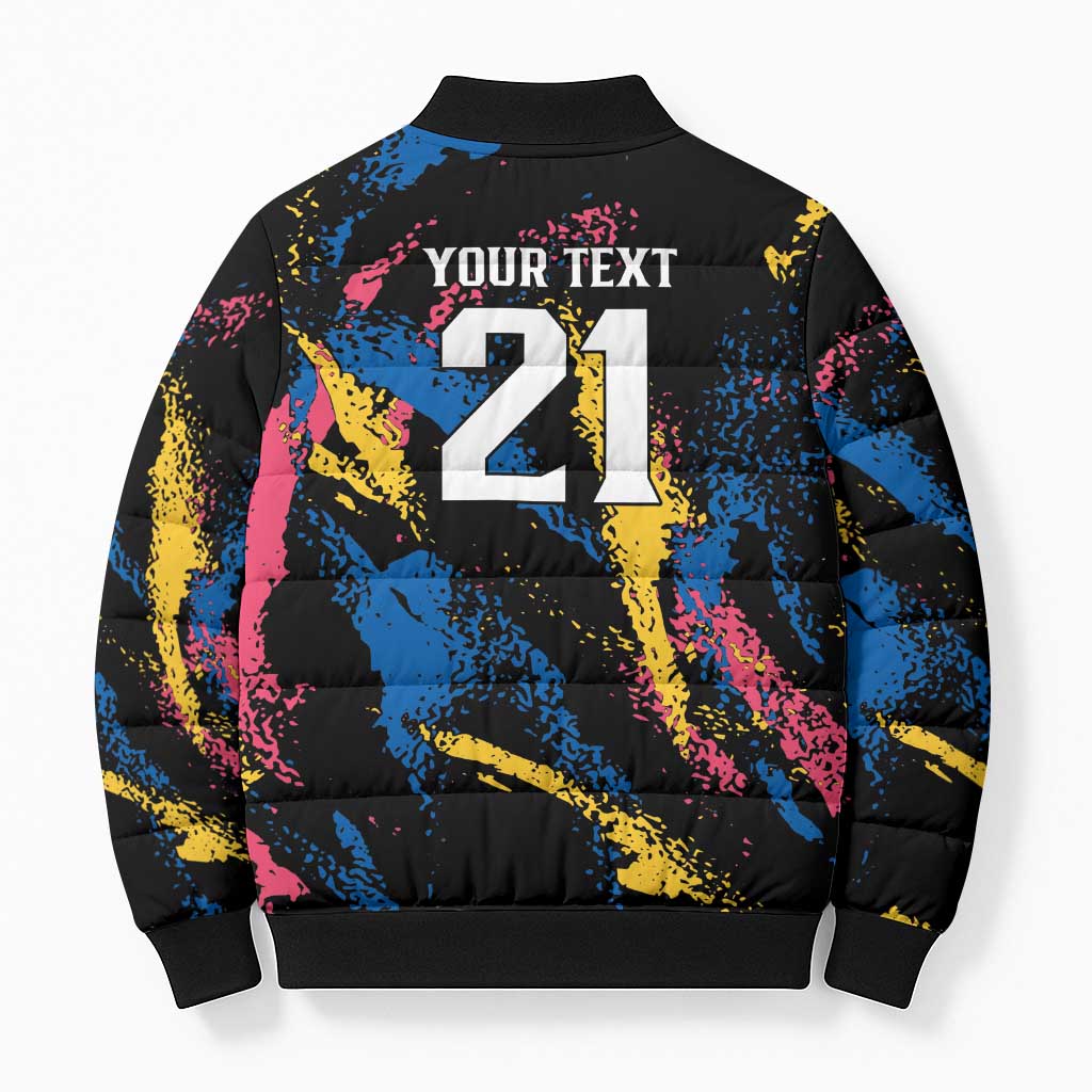 Custom Football South Korea WC26 Bomber Puffer Jacket Taegeuk Warriors Retro 2022