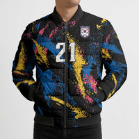 Custom Football South Korea WC26 Bomber Puffer Jacket Taegeuk Warriors Retro 2022