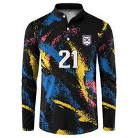 Custom Football South Korea WC26 Button Sweatshirt Taegeuk Warriors Retro 2022
