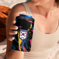 Custom Football South Korea WC26 4 in 1 Can Cooler Tumbler Taegeuk Warriors Retro 2022