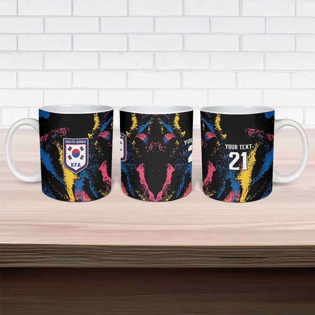 Custom Football South Korea WC26 Ceramic Mug Taegeuk Warriors Retro 2022