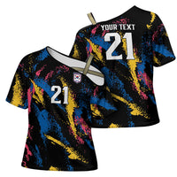 Custom Football South Korea WC26 Cross Shoulder Shirt Taegeuk Warriors Retro 2022