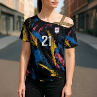 Custom Football South Korea WC26 Cross Shoulder Shirt Taegeuk Warriors Retro 2022