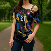 Custom Football South Korea WC26 Cross Shoulder Shirt Taegeuk Warriors Retro 2022