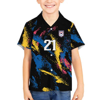 Custom Football South Korea WC26 Kid Hawaiian Shirt Taegeuk Warriors Retro 2022