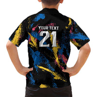 Custom Football South Korea WC26 Kid Hawaiian Shirt Taegeuk Warriors Retro 2022