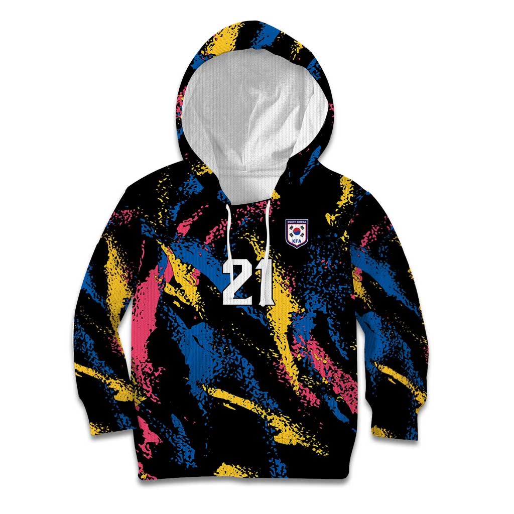 Custom Football South Korea WC26 Kid Hoodie Taegeuk Warriors Retro 2022