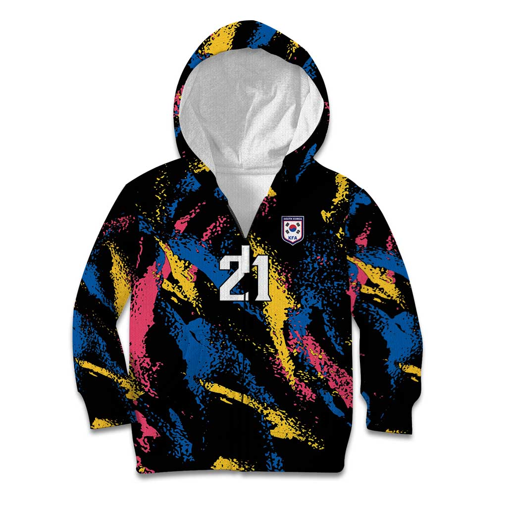 Custom Football South Korea WC26 Kid Hoodie Taegeuk Warriors Retro 2022