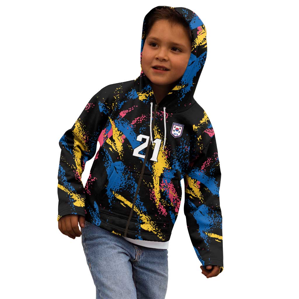 Custom Football South Korea WC26 Kid Hoodie Taegeuk Warriors Retro 2022