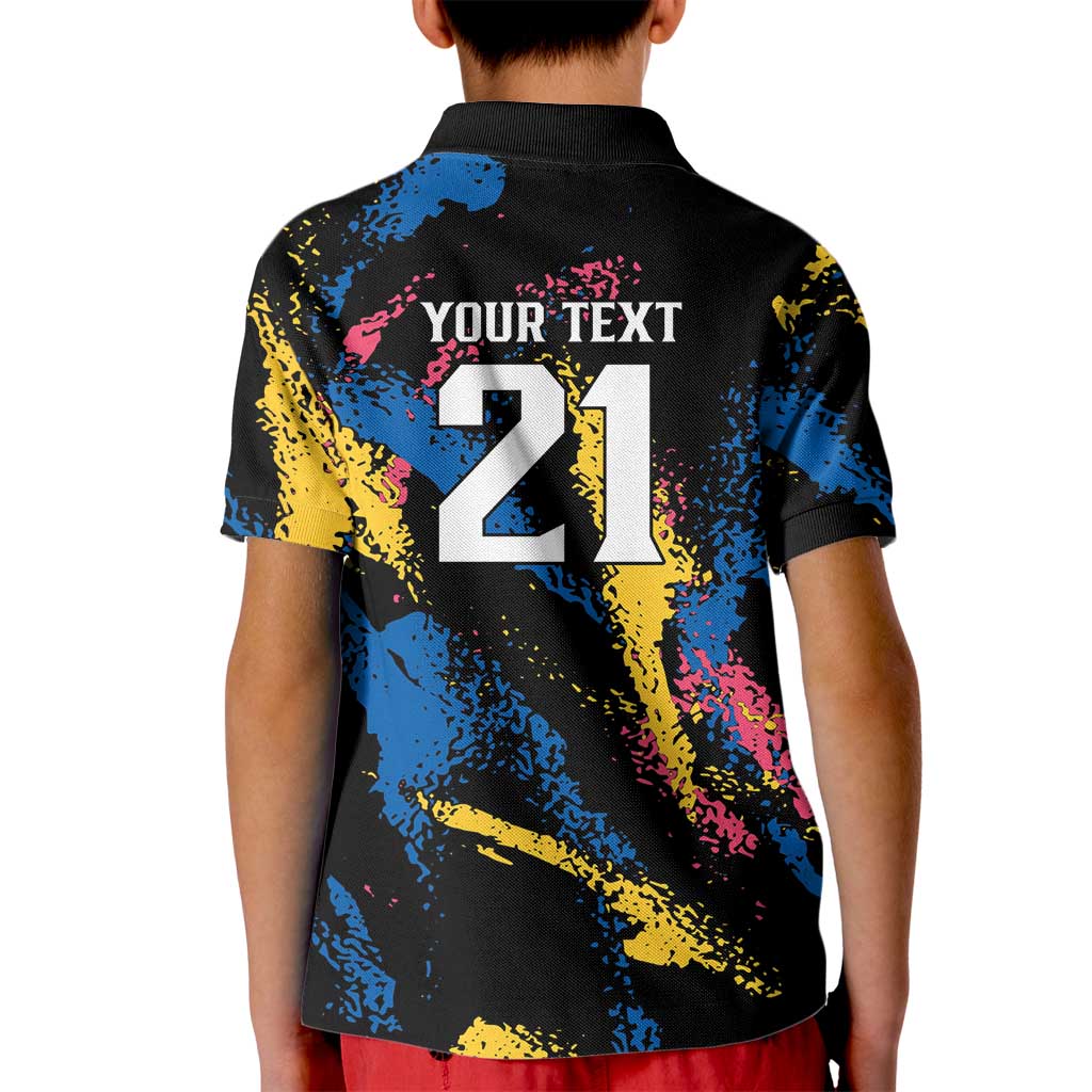 Custom Football South Korea WC26 Kid Polo Shirt Taegeuk Warriors Retro 2022