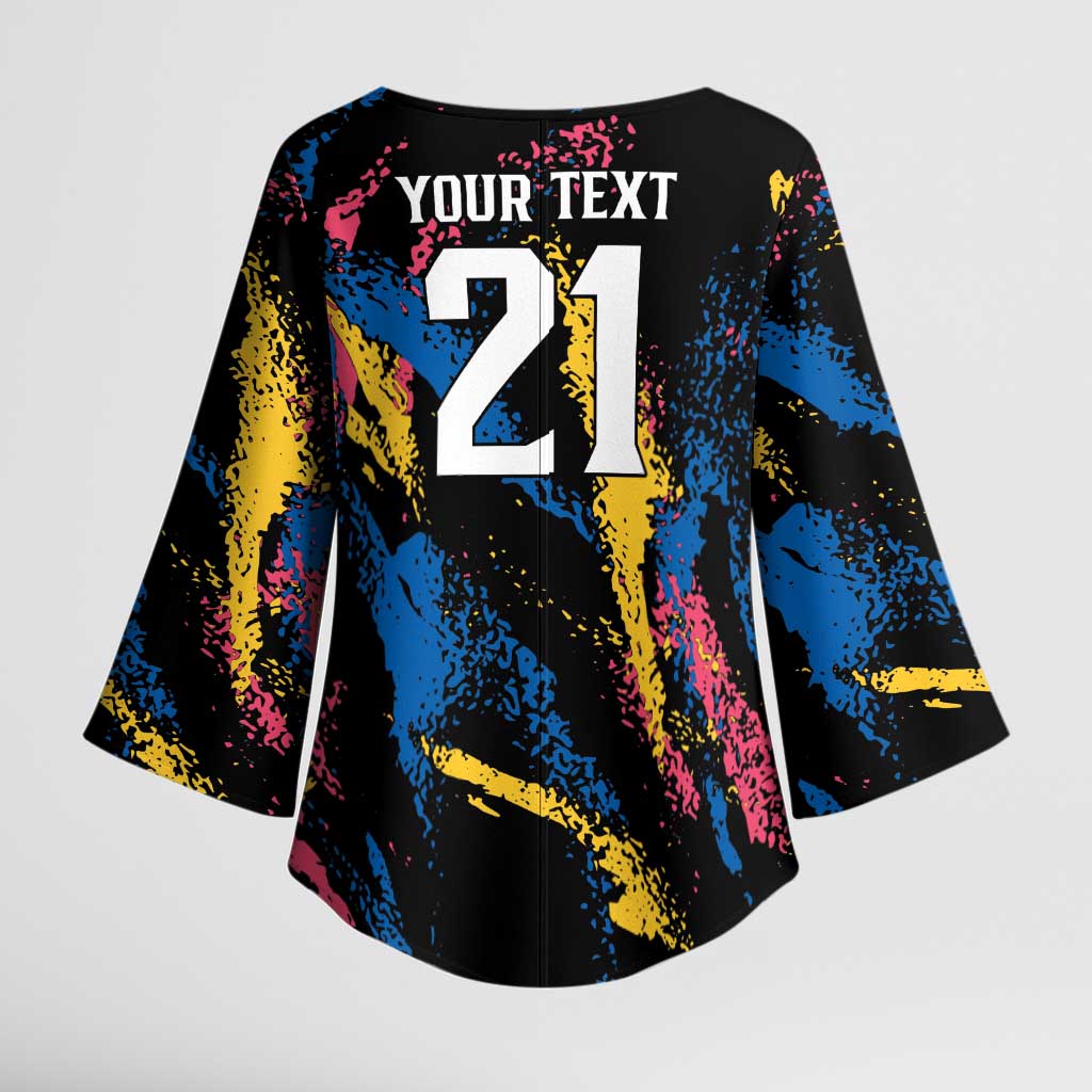 Custom Football South Korea WC26 Kimono Sleeve Blouse Taegeuk Warriors Retro 2022
