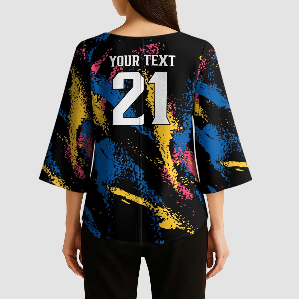 Custom Football South Korea WC26 Kimono Sleeve Blouse Taegeuk Warriors Retro 2022