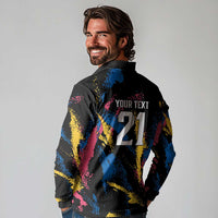 Custom Football South Korea WC26 Long Sleeve Polo Shirt Taegeuk Warriors Retro 2022