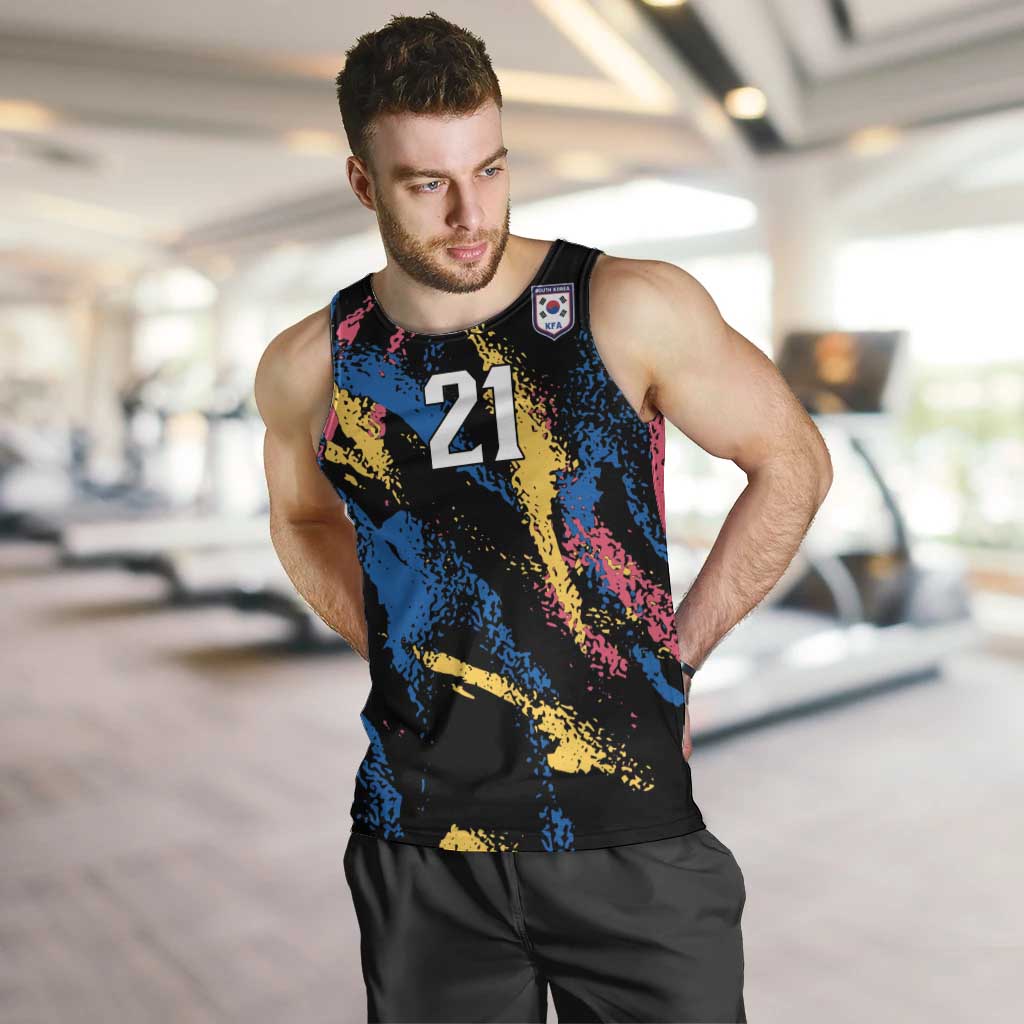 Custom Football South Korea WC26 Men Tank Top Taegeuk Warriors Retro 2022