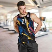 Custom Football South Korea WC26 Men Tank Top Taegeuk Warriors Retro 2022