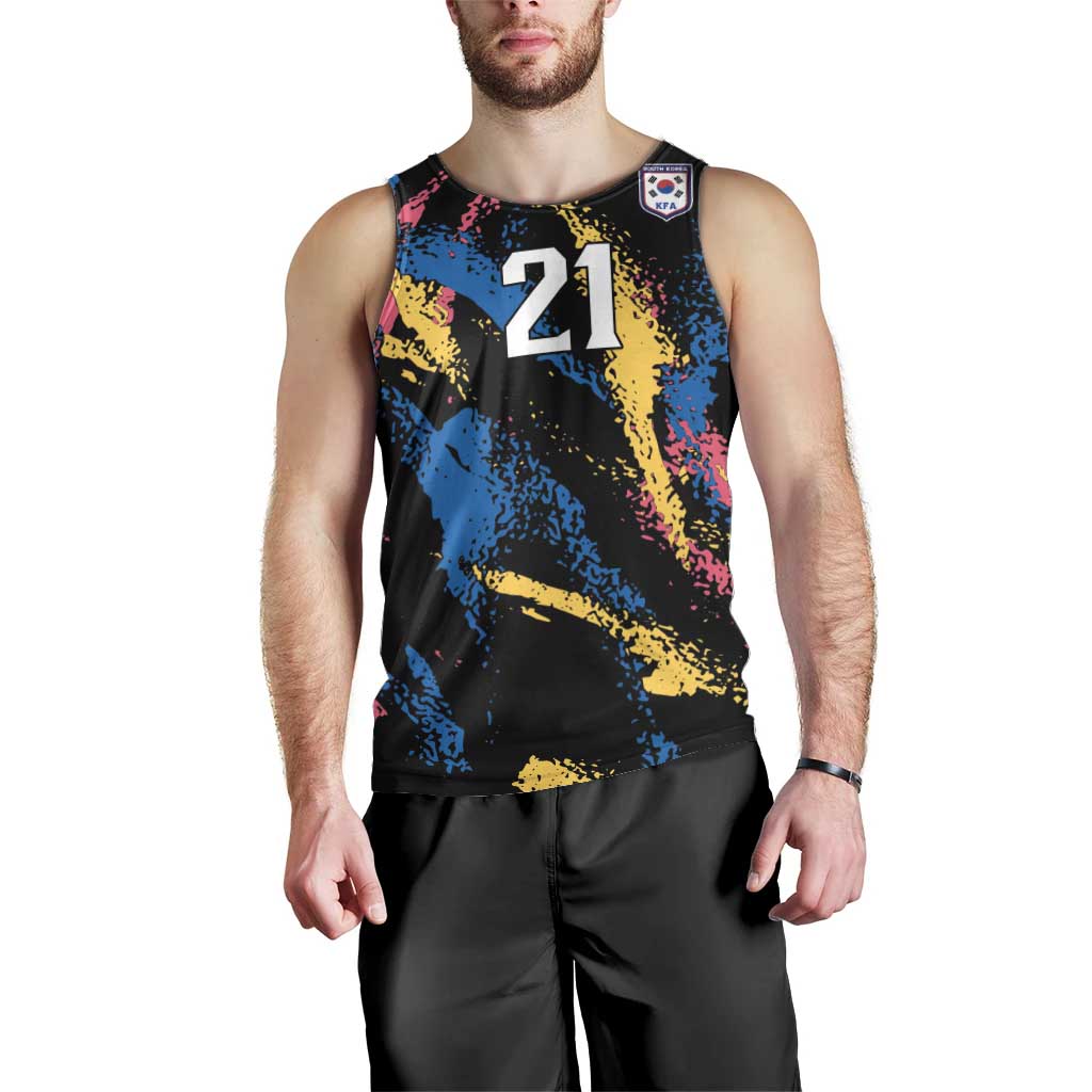 Custom Football South Korea WC26 Men Tank Top Taegeuk Warriors Retro 2022
