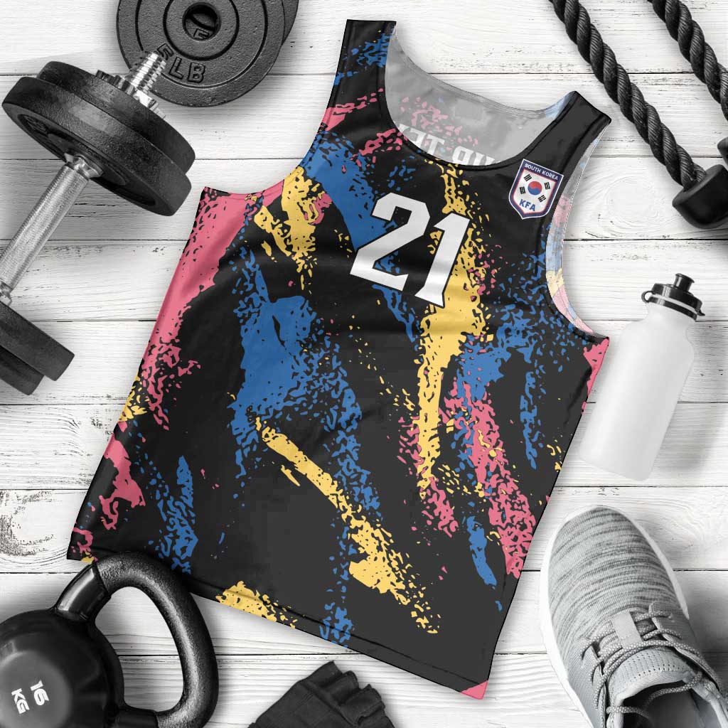 Custom Football South Korea WC26 Men Tank Top Taegeuk Warriors Retro 2022
