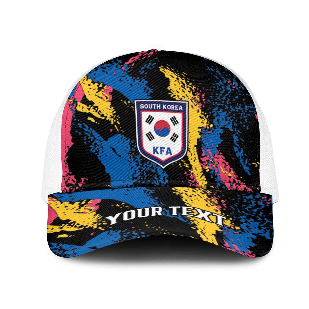 Personalized Football South Korea WC26 Mesh Trucker Cap Taegeuk Warriors Retro 2022