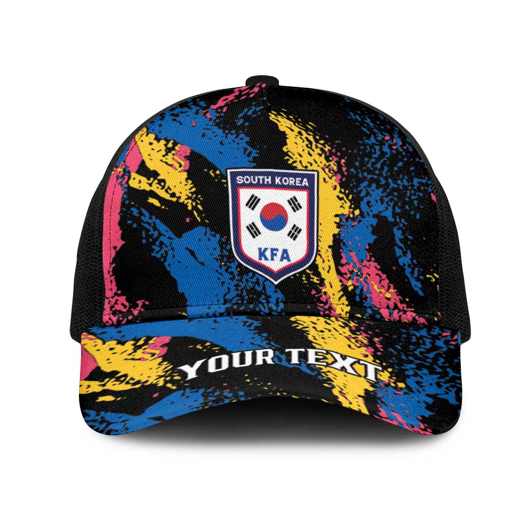 Personalized Football South Korea WC26 Mesh Trucker Cap Taegeuk Warriors Retro 2022