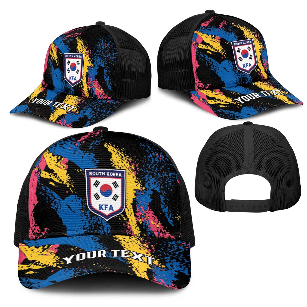 Personalized Football South Korea WC26 Mesh Trucker Cap Taegeuk Warriors Retro 2022