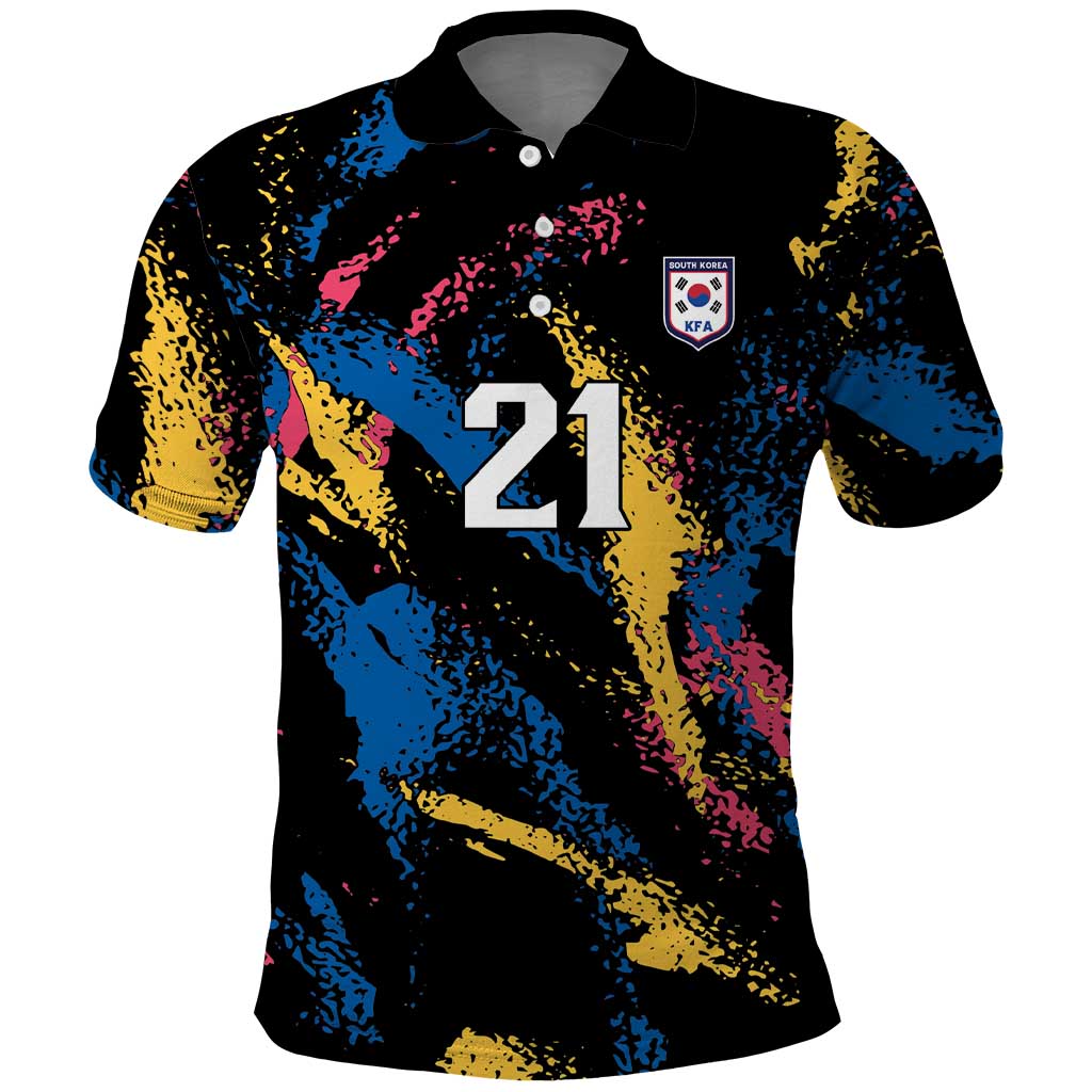 Custom Football South Korea WC26 Polo Shirt Taegeuk Warriors Retro 2022