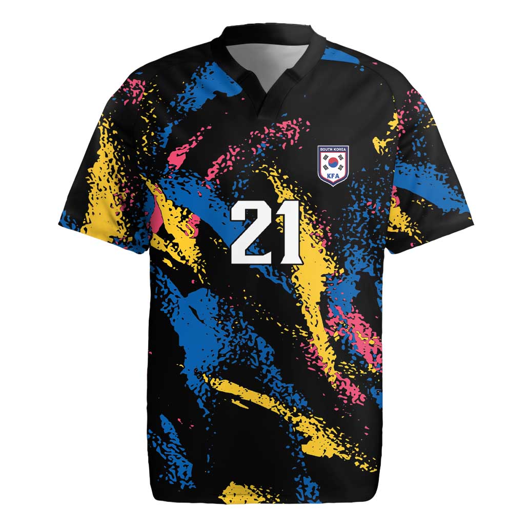 Custom Football South Korea WC26 Rugby Jersey Taegeuk Warriors Retro 2022
