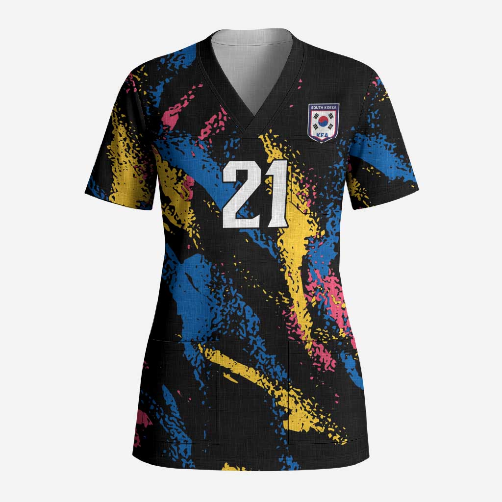 Custom Football South Korea WC26 Scrub Top Taegeuk Warriors Retro 2022