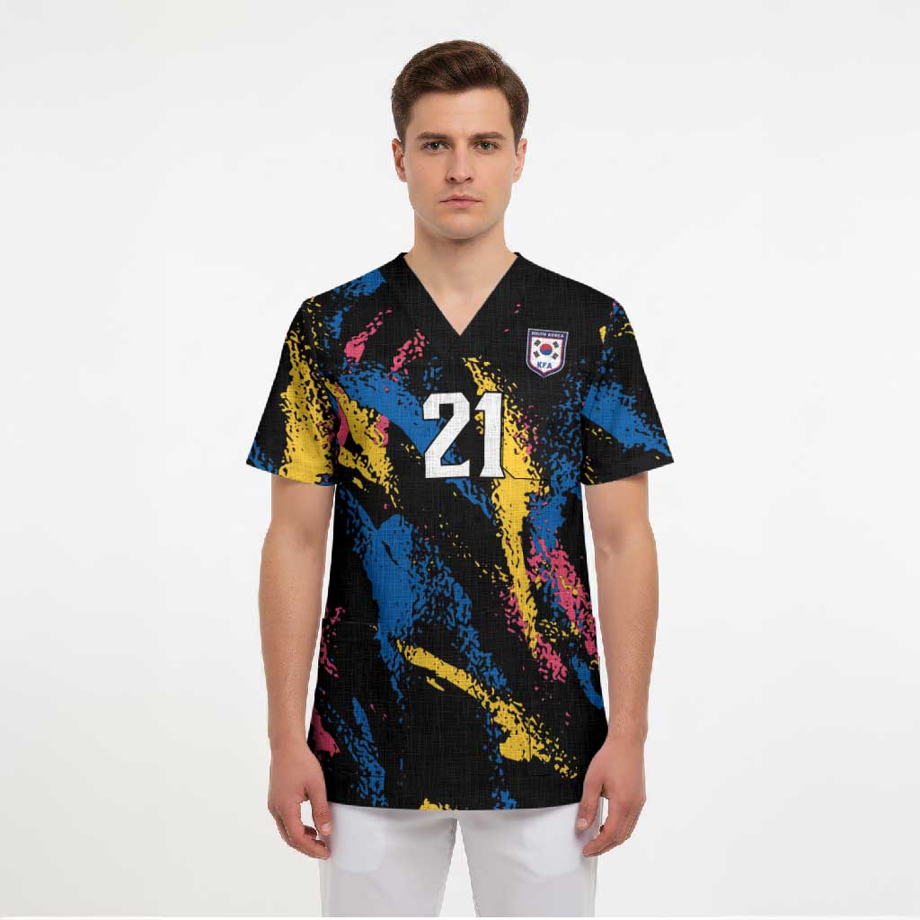 Custom Football South Korea WC26 Scrub Top Taegeuk Warriors Retro 2022