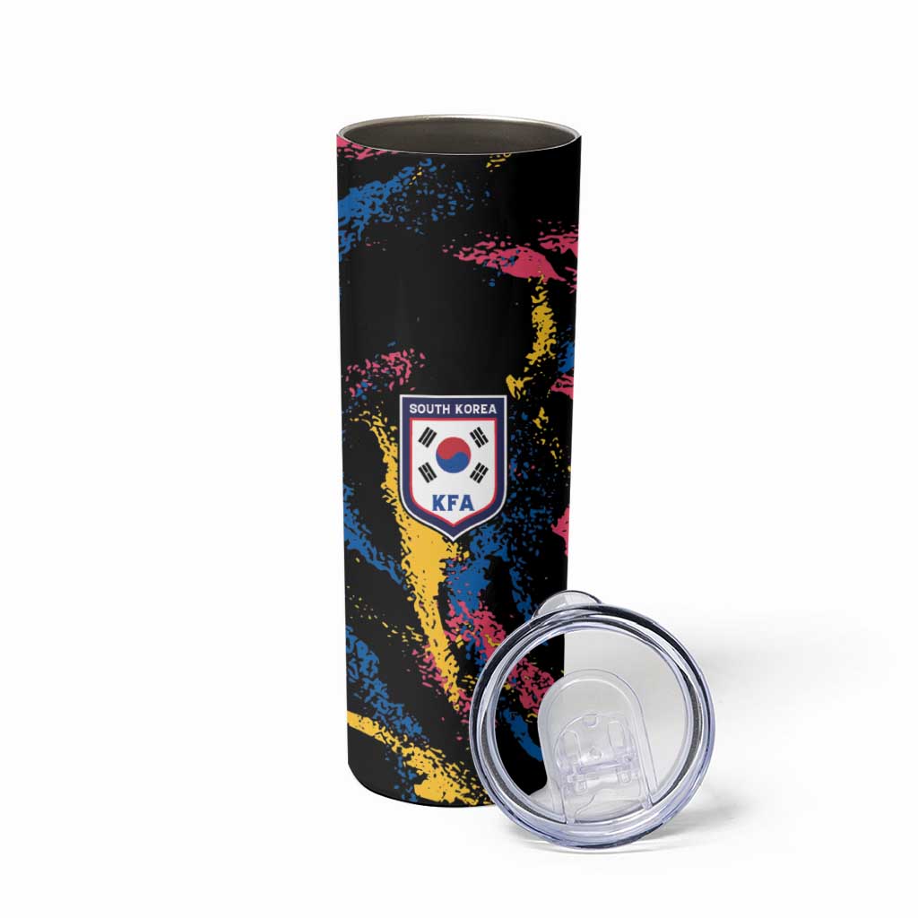Custom Football South Korea WC26 Skinny Tumbler Taegeuk Warriors Retro 2022