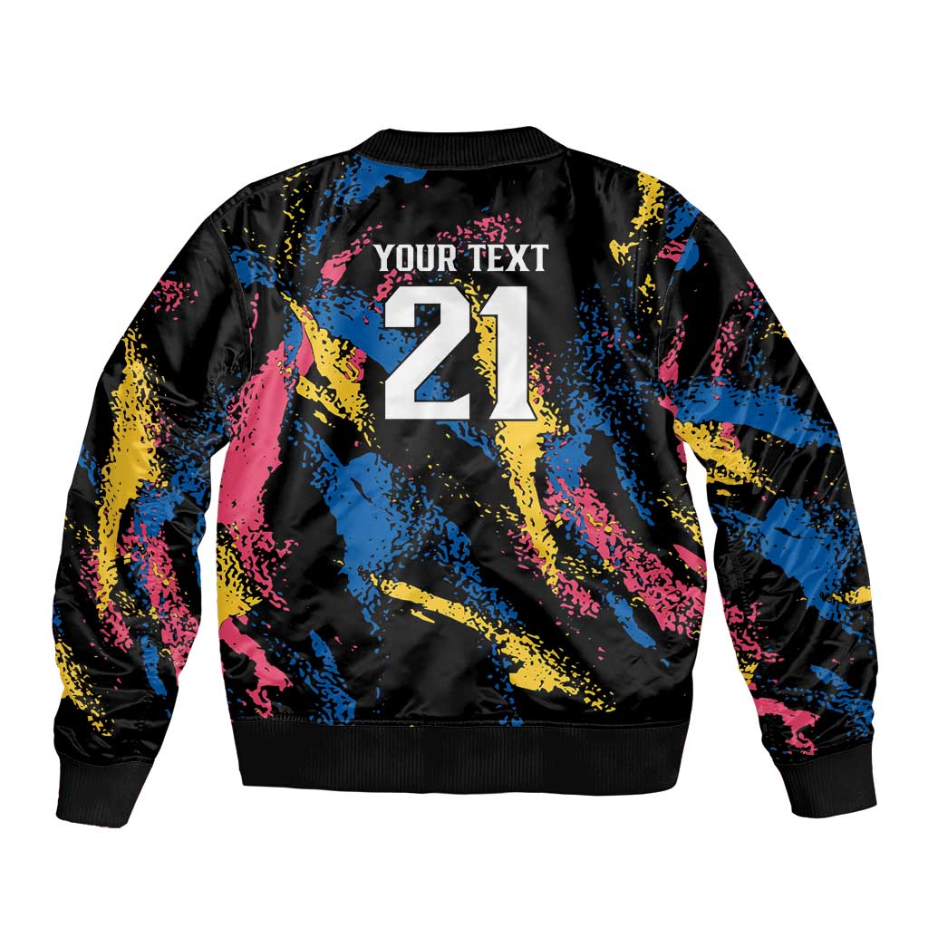 Custom Football South Korea WC26 Sleeve Zip Bomber Jacket Taegeuk Warriors Retro 2022