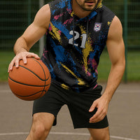 Custom Football South Korea WC26 Sleeveless Hoodie Taegeuk Warriors Retro 2022