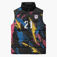 Custom Football South Korea WC26 Sleeveless Puffer Jacket Taegeuk Warriors Retro 2022