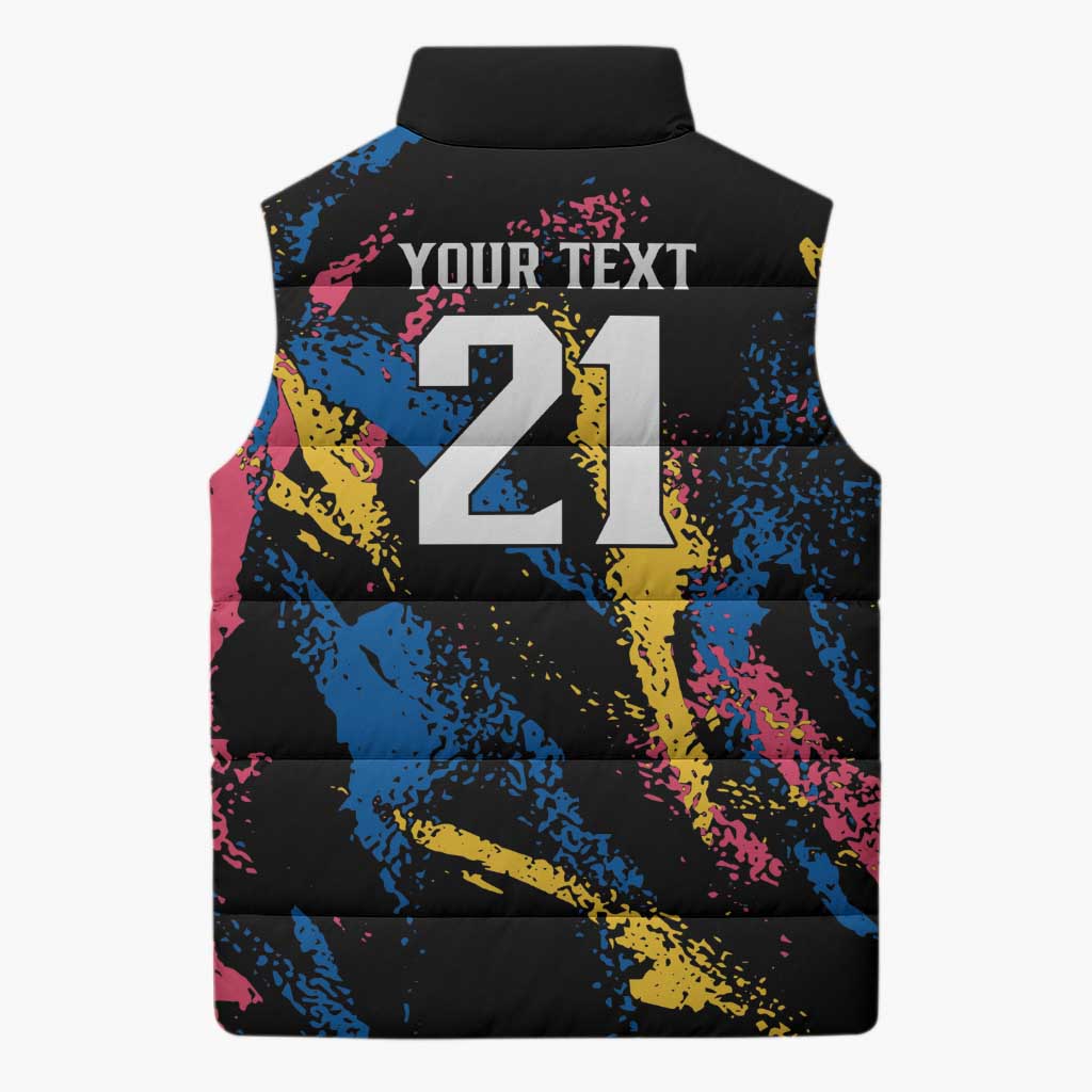 Custom Football South Korea WC26 Sleeveless Puffer Jacket Taegeuk Warriors Retro 2022