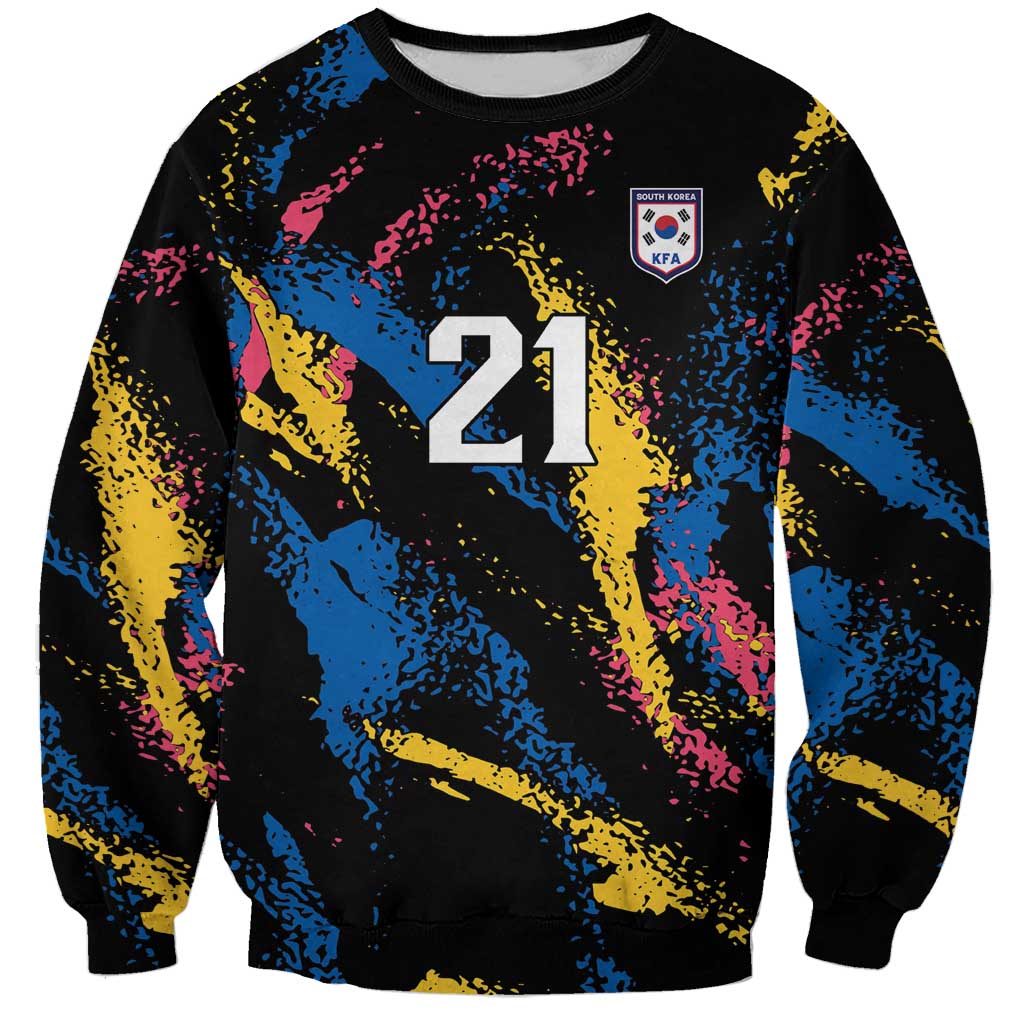 Custom Football South Korea WC26 Sweatshirt Taegeuk Warriors Retro 2022